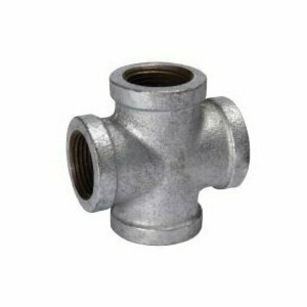 Southland 511-006HC Pipe Cross, 1-1/4 in, Threaded, Iron, 150 to 300 psi Pressure 311UCR-114